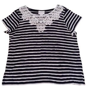 Alfred Dunner Women's Short Sleeve Shirt, Size - S